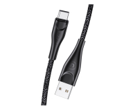 USAMS Kabel pleciony U41 USB-C 1m 2A czarny SJ392USB01 - 1569064 - zdjęcie 1